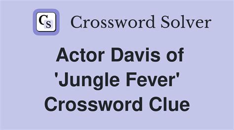 crossword clue fever|fever crossword answer.